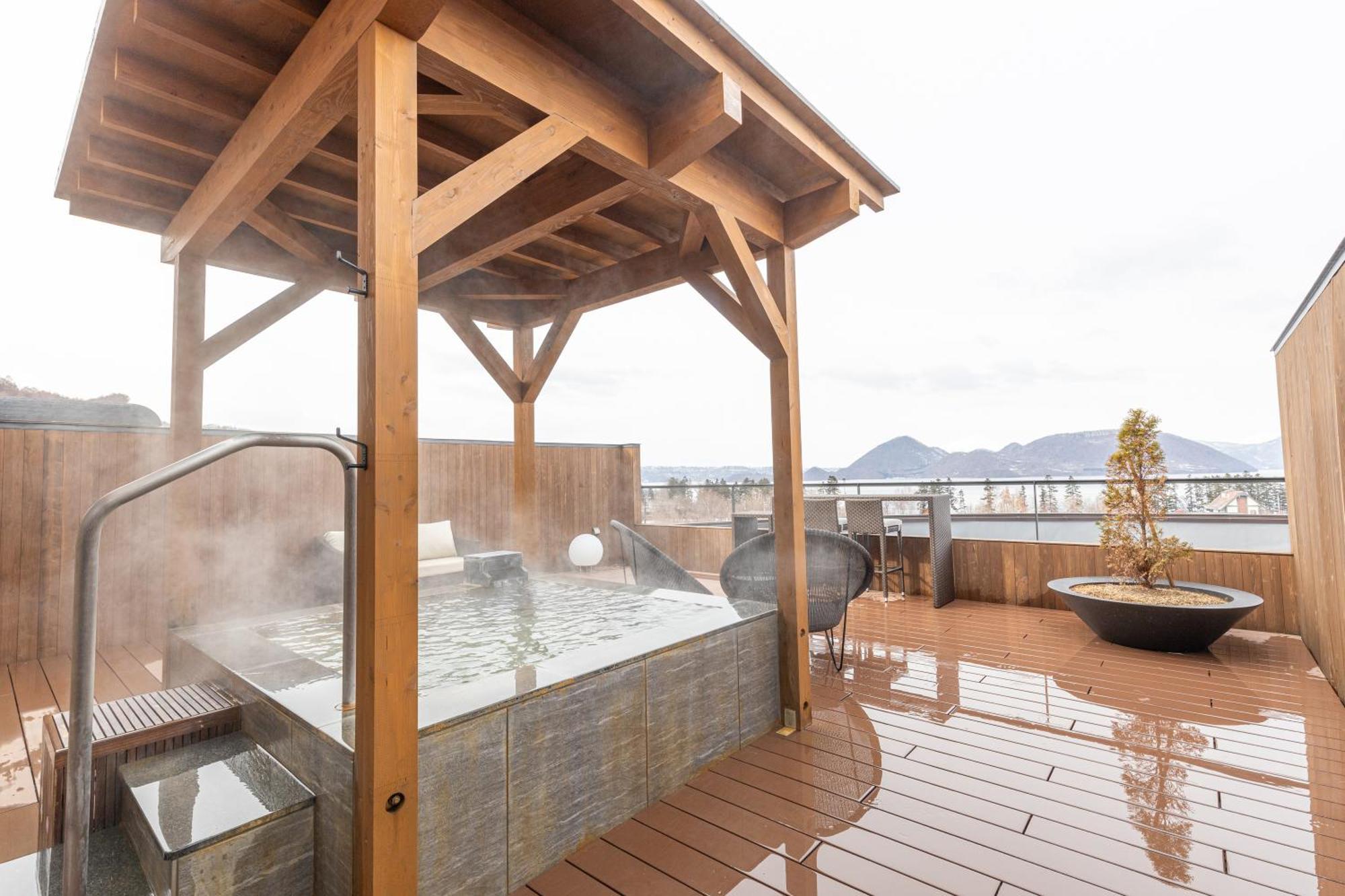 Lake Toya Tsuruga Resort Hikarinouta Toyako Dış mekan fotoğraf